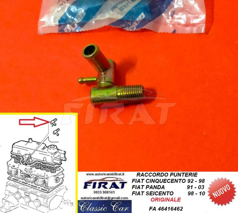 RACCORDO PUNTERIE FIAT CINQUECENTO-PANDA-SEICENTO (46416462)